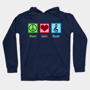 Peace Love Music Hoodie